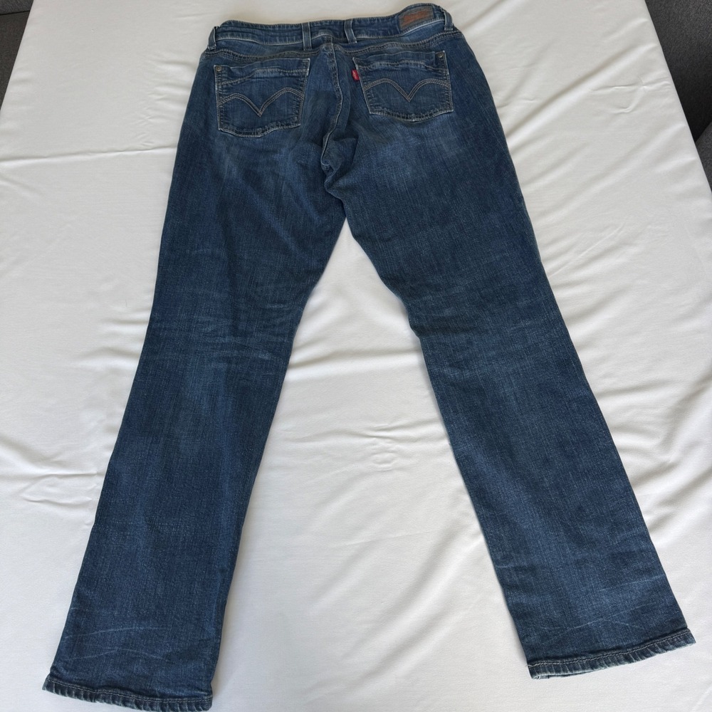Levis 529 Curvy Skinny Leg Jeans Womens 12M Medium Wash Double Button 31 x 32 - Picture 3 of 11